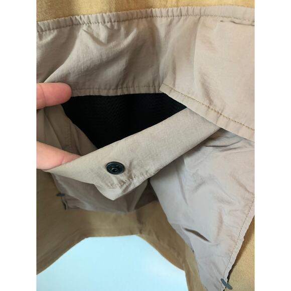 OLD NAVY ACTIVE Tan Dynamic Fleece Quarter Zip Sweatshirt - Picture 2 of 4